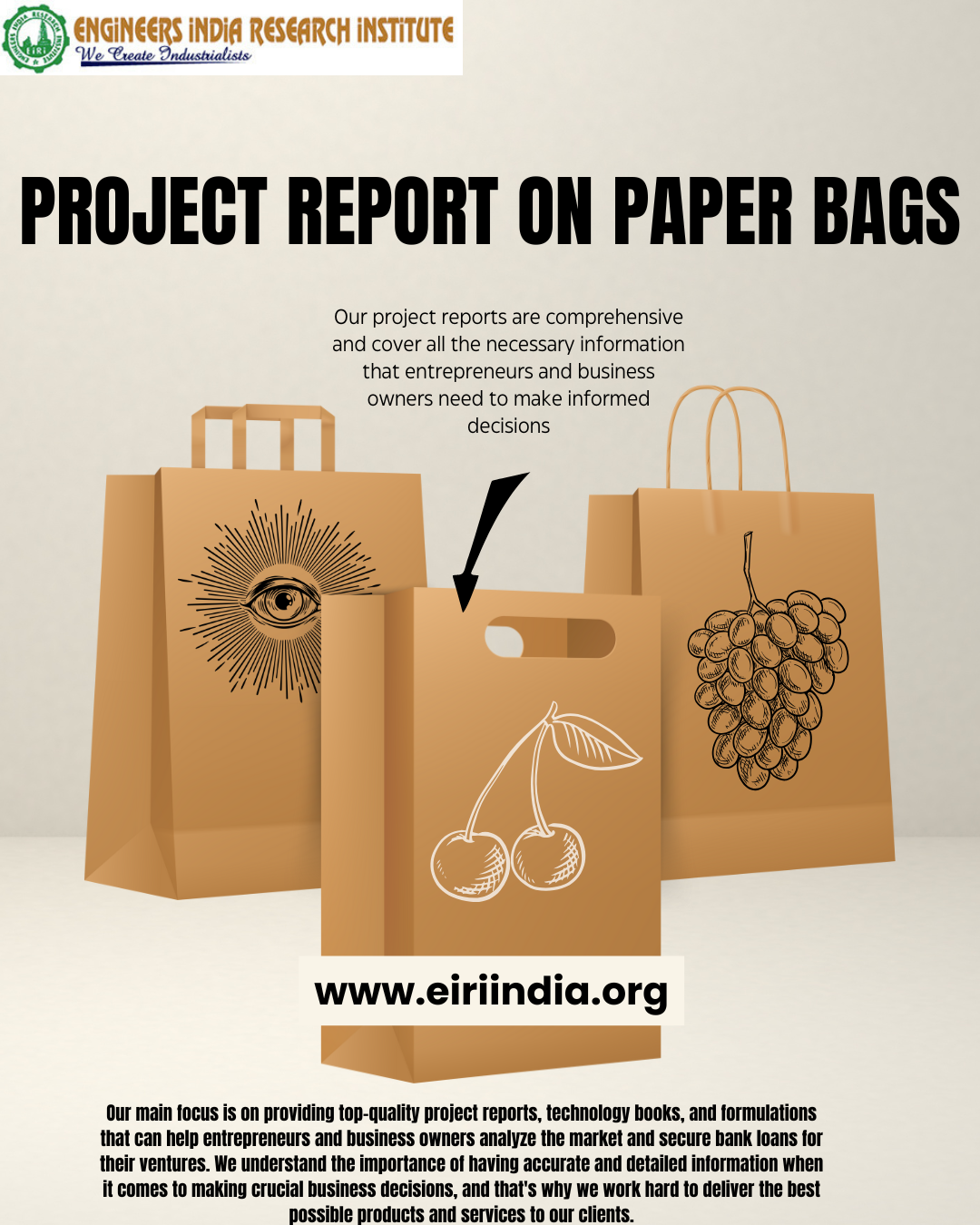 Paper Bags (Production Rate: 10,000 Nos./Day)